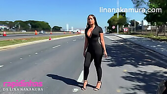 Lina Nakamura Gives Her Pussy To A Horny Truck Driver On The Freeway